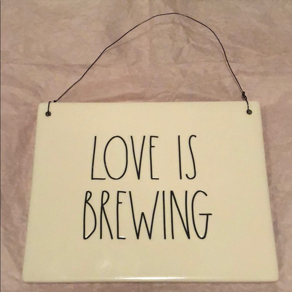 Rae Dunn Other - LOVE IS BREWING Rae Dunn sign